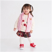 【SALE】[ベビー]ベスト　ピンク　[ミキハウス　ホットビスケッツ]