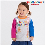 【再値下】【SALE】[キッズ]Ｔシャツ　マルチカラー　[ミキハウス　ホットビスケッツ]