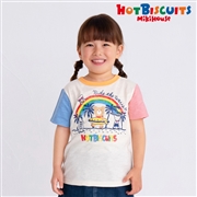 【SALE】[ベビー]Ｔシャツ　マルチカラー　[ミキハウス　ホットビスケッツ]