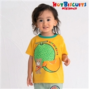 【SALE】[キッズ]Ｔシャツ　イエロー　[ミキハウス　ホットビスケッツ]