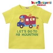 【SALE】[キッズ]Ｔシャツ　イエロー　[ミキハウス　ホットビスケッツ]