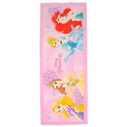 ジュニアバスタオル ディズニープリンセストゥインクルフラワー 40×110cm