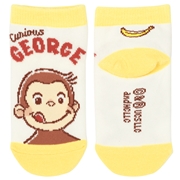 [キッズ]キッズソックス　おさるのジョージ　イエロー