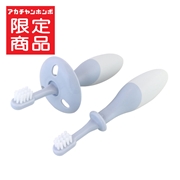 太いグリップでにぎりやすい 乳歯ブラシ ブルー