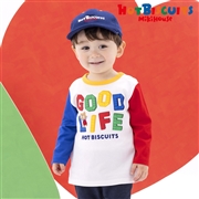 【再値下】【SALE】[キッズ]Ｔシャツ　ホワイト　[ミキハウス　ホットビスケッツ]