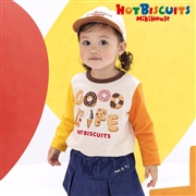 【再値下】【SALE】[ベビー]Ｔシャツ　アイボリー　[ミキハウス　ホットビスケッツ]