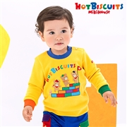 【再値下】【SALE】[キッズ] トレーナー イエロー　[ミキハウス　ホットビスケッツ]