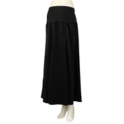 【再値下】【SALE】カットベロアフレアスカート　ブラック