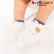[10.5～12.5cm] プレシューズ ホワイト　[ミキハウス　ホットビスケッツ]