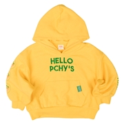 【SALE】[キッズ]ＢＩＧシルエットフーディ　ＰＣＨＹコラボ　イエロー