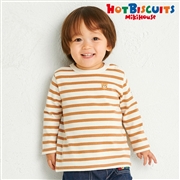 【SALE】[キッズ] Ｔシャツ ベージュ　[ミキハウス　ホットビスケッツ]