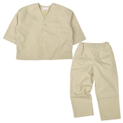 【再値下】【SALE】[キッズ]ノーカラージャケットパンツセットアップ　ベージュ