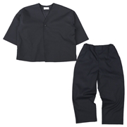 【再値下】【SALE】[キッズ]ノーカラージャケットパンツセットアップ　ネイビー