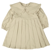 【再値下】【SALE】[キッズ]ワンピース　大襟　ベージュ