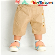 [キッズ] ハーフパンツ ベージュ　[ミキハウス　ホットビスケッツ]