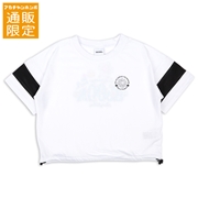 【SALE】【通販限定】[ジュニア]前後プリント半袖Ｔシャツ　スマイリーワールド　オフホワイト