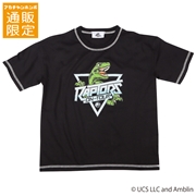 【SALE】【通販限定】[ジュニア]配色ステッチ半袖Ｔシャツ　ジュラシックパーク　ブラック