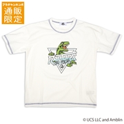 【SALE】【通販限定】[ジュニア]配色ステッチ半袖Ｔシャツ　ジュラシックパーク　オフホワイト