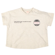 【SALE】[ベビー]バックプリント半袖ＴシャツＰＣＨＹ　アイボリー