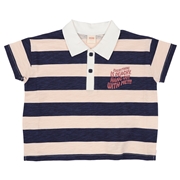 【再値下】【SALE】[ベビー]ボーダー衿付きＴシャツＰＣＨＹ　ネイビー