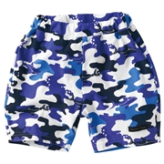 【SALE】[キッズ]ショートパンツ　ニットツイル ブルー