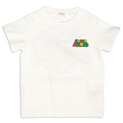 【SALE】[キッズ]半袖Ｔシャツ　スーパーマリオ　ホワイト