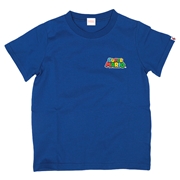 【SALE】[キッズ]半袖Ｔシャツ　スーパーマリオ　ブルー