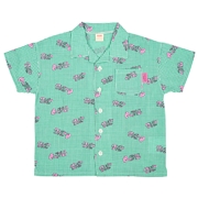 【SALE】[ベビー]チェック開襟シャツＰＣＨＹ×mahochan グリーン