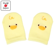 はずれにくいミトン　ひよこ　クリーム