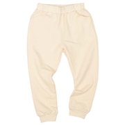 【SALE】[キッズ]いつものパンツ１０分丈　裏毛　ゆったりフィット　アイボリー