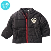 【SALE】[ベビー]中綿ジャケット　モチーフ　ミッキー