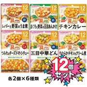 [12個セット]具たっぷり グーグーキッチン 12ヵ月 おすすめセット 6種×2袋
