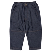 【SALE】[ベビー]１０分丈　テーパードパンツ　ブルー