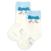 [キッズ]キッズソックス　ちいかわ　ハチワレ　サックス