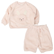 【SALE】[ベビー]カービングセットアップ ピンク