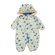 【SALE】[ベビー]２５ＪＪオックス宇宙柄ダルマコンビ　グレー