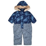 【SALE】[ベビー]２５ＪＪオックスタイダイ柄スノーコンビ　ネイビー