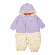 【SALE】[ベビー]２５ＪＪオックスユニコーン柄ダルマコンビ　パープル