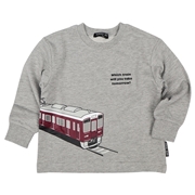 【再値下】【SALE】[ベビー]２５ＨＨ裏毛阪急電車トレーナー グレー