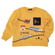 【再値下】【SALE】[ベビー]２５ＨＨ裏毛近鉄トンネルトレ－ナ－ イエロー
