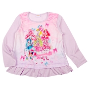 【再値下】【SALE】[キッズ]長袖Ｔシャツ　キミとアイドルプリキュア♪　パープル