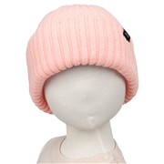 【SALE】[48~54cm]ニット帽　ワンカラー　ピンク