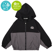 【再値下】【SALE】[キッズ]はっ水ジャケット　フード付き　グレー