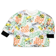 【再値下】【SALE】[キッズ]INFILM　長袖Tシャツ　スプレー　オフホワイト