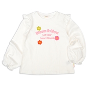【再値下】【SALE】[キッズ]INFILM　長袖Tシャツ　かぎ針　オフホワイト