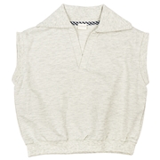 【再値下】【SALE】[キッズ]ベスト　衿付き　グレー