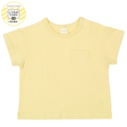 [ベビー]いつものＴシャツ　半袖　天竺素材　イエロー