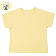 [キッズ]いつものＴシャツ　半袖　天竺素材　イエロー
