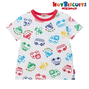[ベビー] Ｔシャツ ホワイト[ミキハウス　ホットビスケッツ]