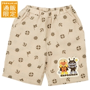 【SALE】【通販限定】[キッズ]総柄ハーフパンツ　アンパンマン　ベージュ